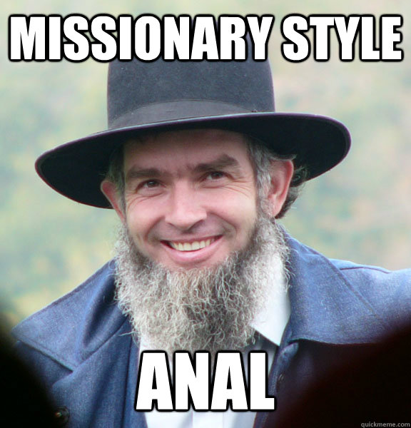 missionary style anal  Good Guy Amish