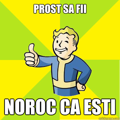 prost sa fii Noroc ca esti - prost sa fii Noroc ca esti  Fallout new vegas