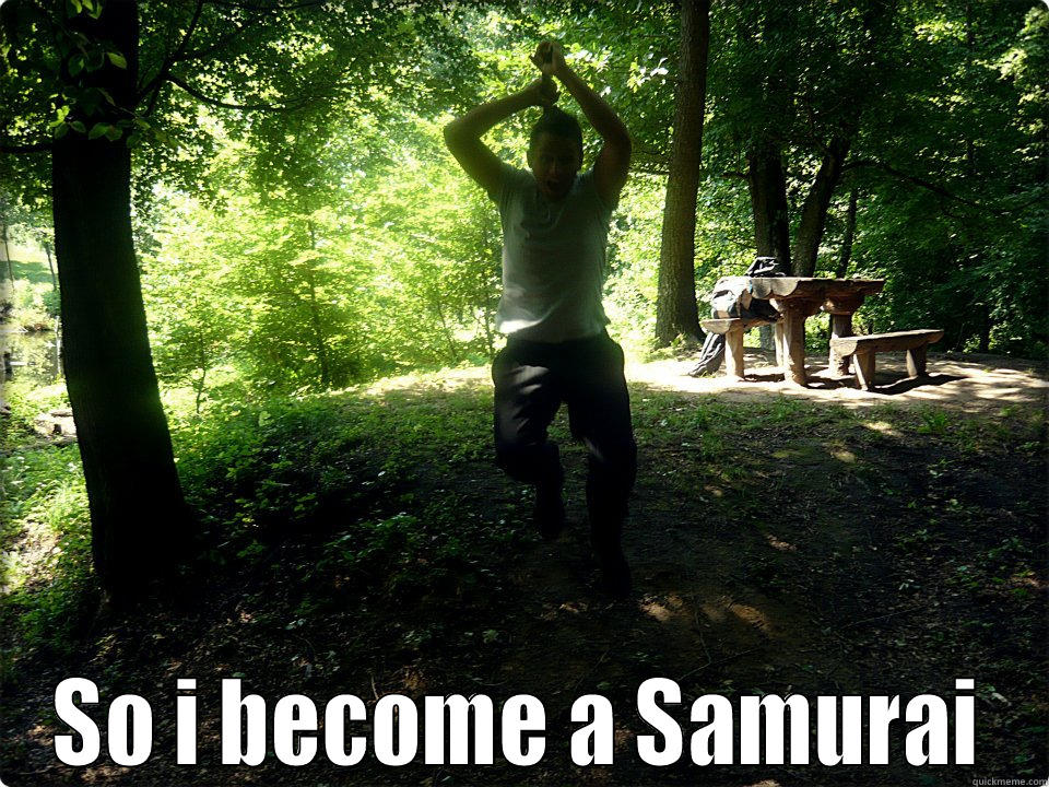 My mom said,that i could be anything -  SO I BECOME A SAMURAI Misc