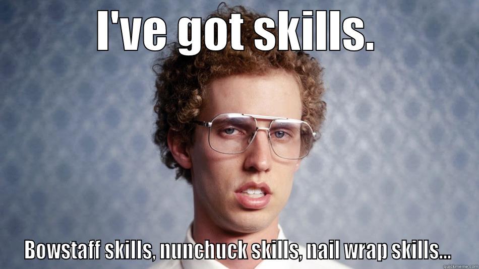 Jamberry Skills - I'VE GOT SKILLS. BOWSTAFF SKILLS, NUNCHUCK SKILLS, NAIL WRAP SKILLS... Misc