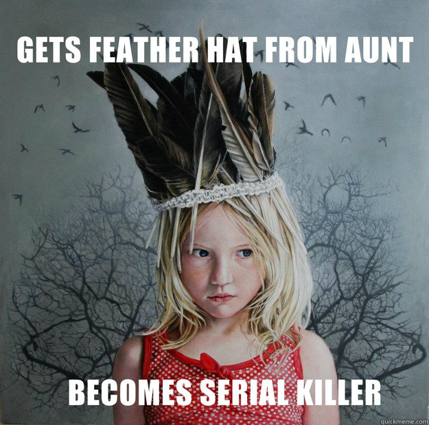   -    GIRL WITH FEATHER HAT