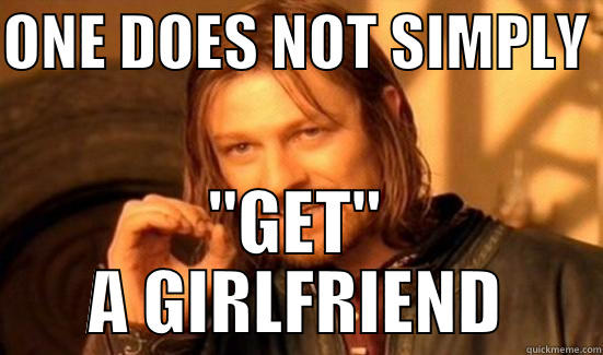 ONE DOES NOT SIMPLY  