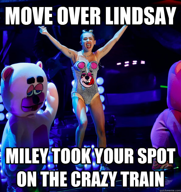 Move over Lindsay Miley took your spot on the crazy train  