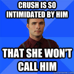 Crush is so intimidated by him that she won't call him - Crush is so intimidated by him that she won't call him  Socially Awkward Darcy