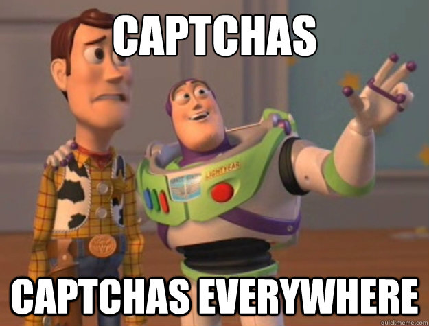 captchas captchas everywhere  Buzz Lightyear