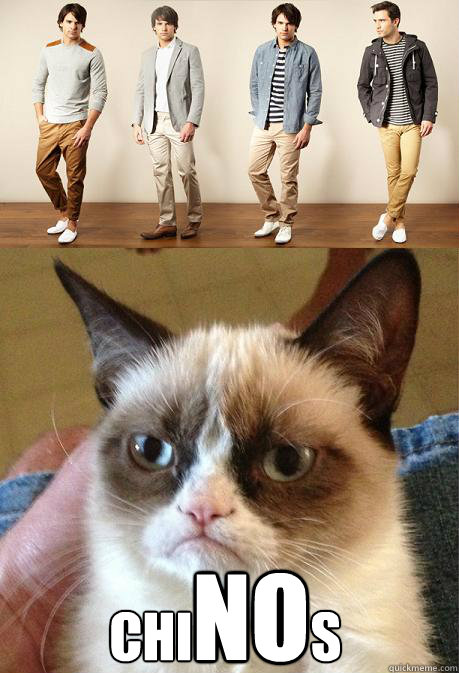 CHI NO S - CHI NO S  Grumpy Cat - chinos