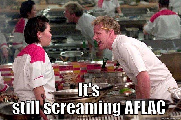  IT'S STILL SCREAMING AFLAC Gordon Ramsay