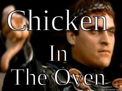 CHICKEN IN THE OVEN Downvoting Roman