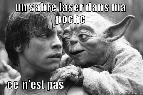 UN SABRE LASER DANS MA POCHE CE  N'EST PAS                                      Misc