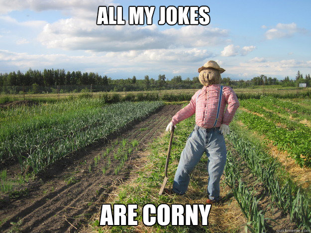 all my jokes are corny  Scarecrow