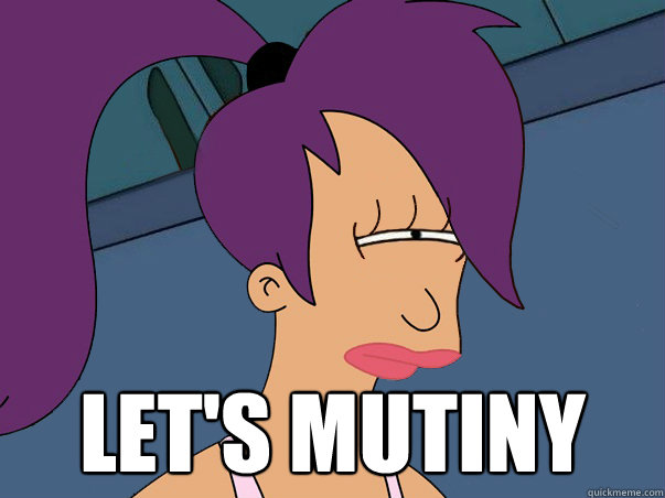  Let's Mutiny  Leela Futurama