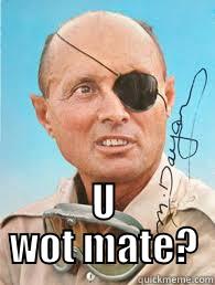 Moshe Dayan -  U WOT MATE? Misc