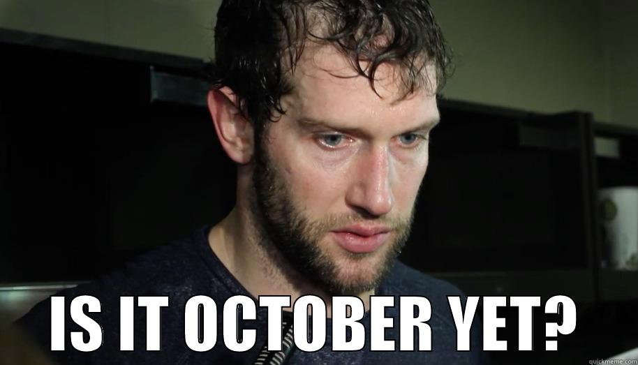 Backes is down -  IS IT OCTOBER YET? Misc