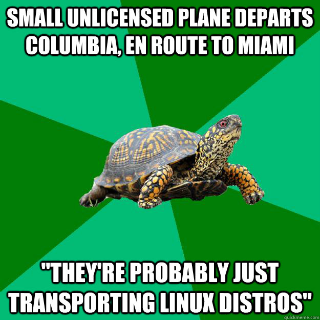 Small unlicensed plane departs Columbia, en route to Miami 