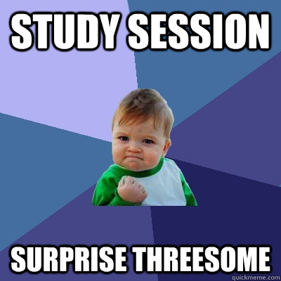 Study session Surprise threesome  Success Kid