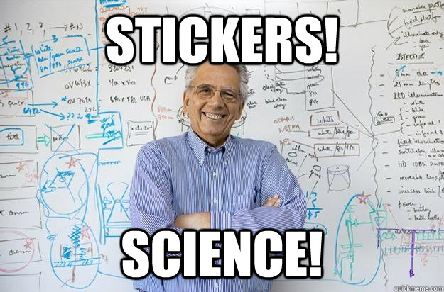 STICKERS! SCIENCE! - STICKERS! SCIENCE!  Engineering Professor