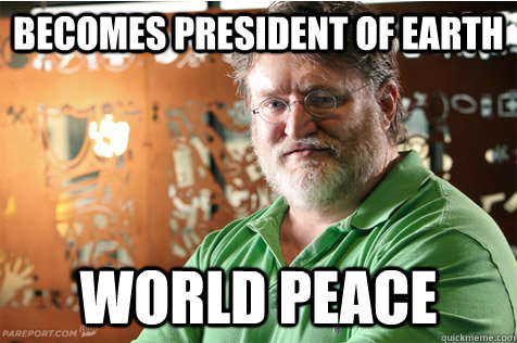 Becomes President of Earth World Peace  Good Guy Gabe