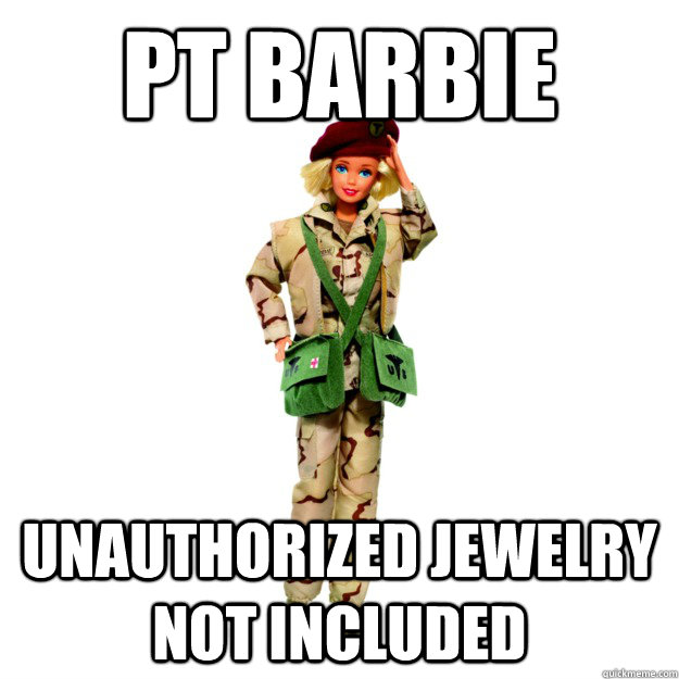 pt barbie unauthorized jewelry not included  