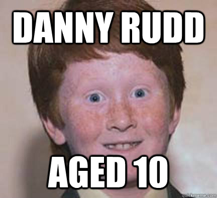 danny rudd aged 10 - danny rudd aged 10  Over Confident Ginger