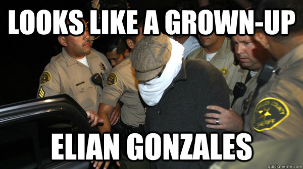 Looks like a grown-up Elian Gonzales - Looks like a grown-up Elian Gonzales  Defend the Constitution