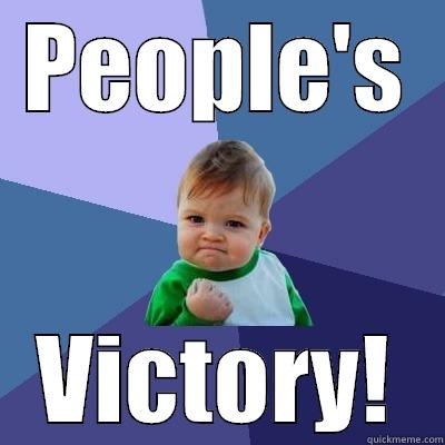 PEOPLE'S VICTORY! Success Kid