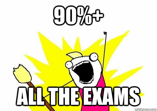 90%+ ALL THE EXAMS  