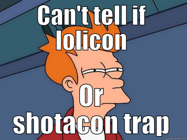 CAN'T TELL IF LOLICON OR SHOTACON TRAP Futurama Fry