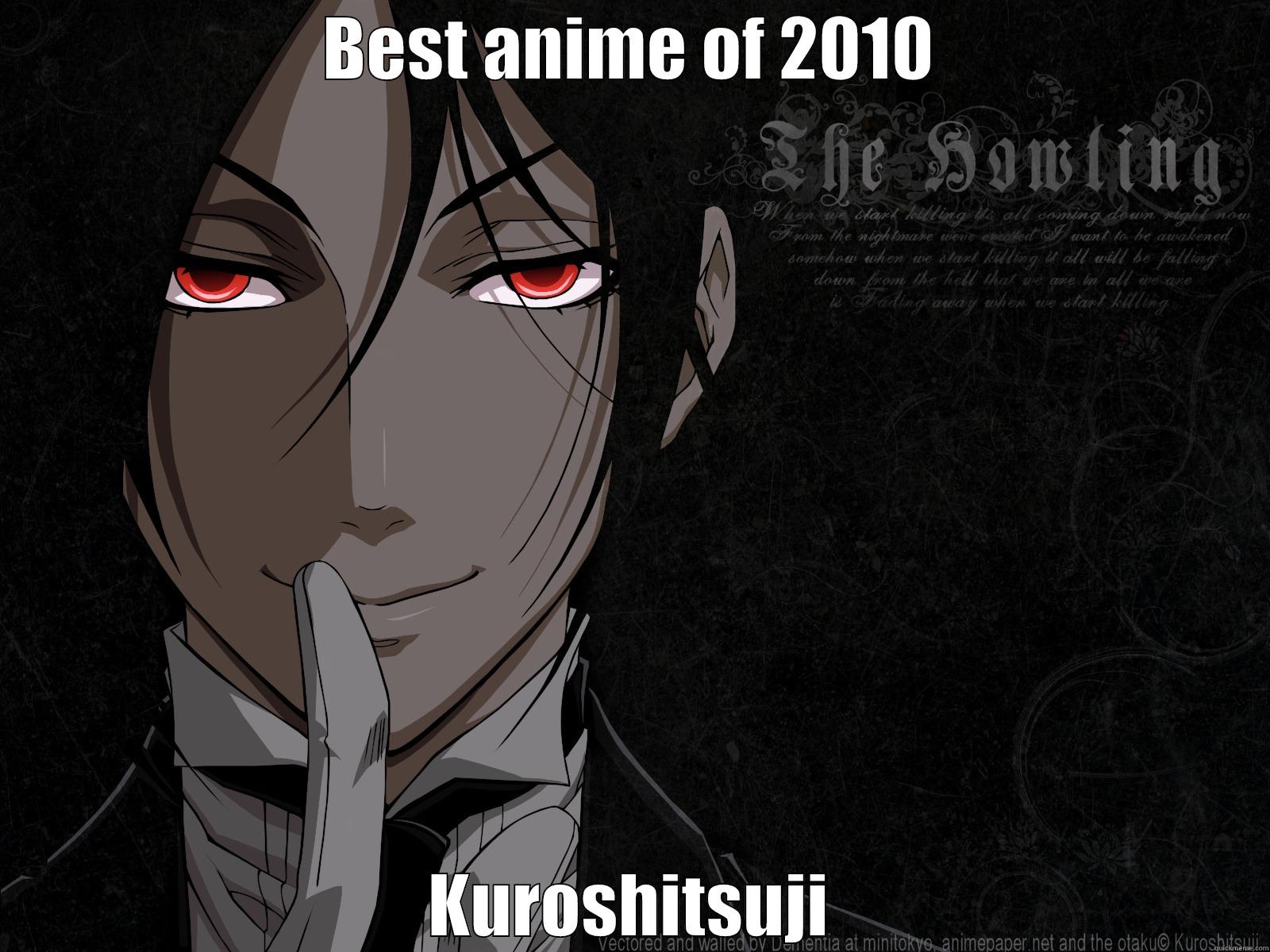 BEST ANIME OF 2010 KUROSHITSUJI Misc