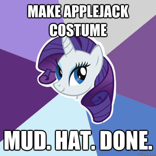 Make Applejack Costume Mud. Hat. Done. - Make Applejack Costume Mud. Hat. Done.  Rarity