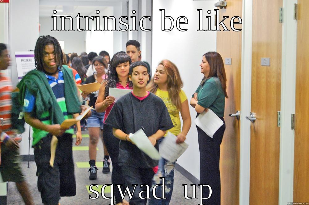 intirnsic memes - INTRINSIC BE LIKE  SQWAD  UP Misc