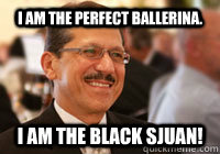 I am the perfect ballerina. I am the Black Sjuan!  