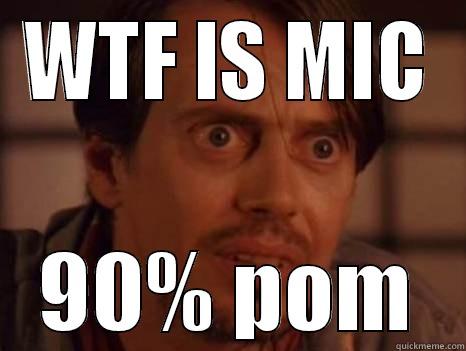 Did I miss the MIC run to a penny? - WTF IS MIC 90% POM Misc