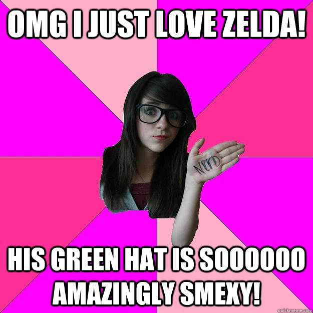 Omg i just love zelda! his green hat is soooooo amazingly smexy!  Idiot Nerd Girl