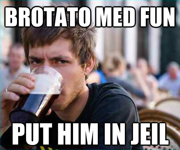 Brotato med fun  put him in jeil - Brotato med fun  put him in jeil  Lazy College Senior