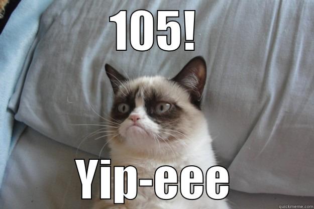 105! YIP-EEE Grumpy Cat