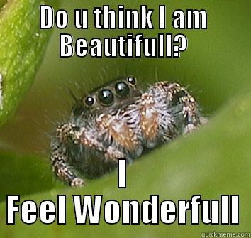 Do u like me? - DO U THINK I AM BEAUTIFULL? I FEEL WONDERFULL Misunderstood Spider