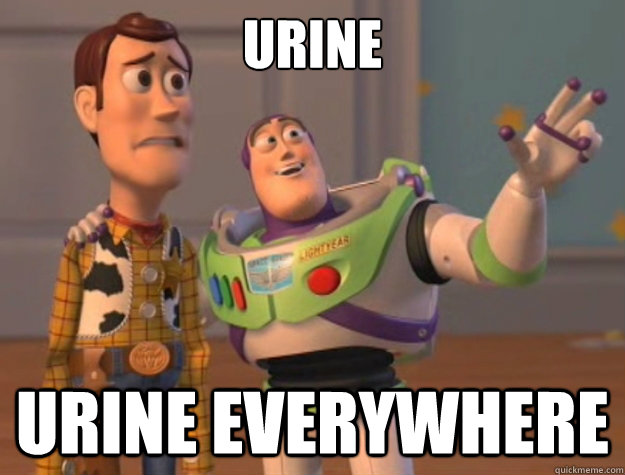 Urine Urine everywhere - Urine Urine everywhere  Toy Story