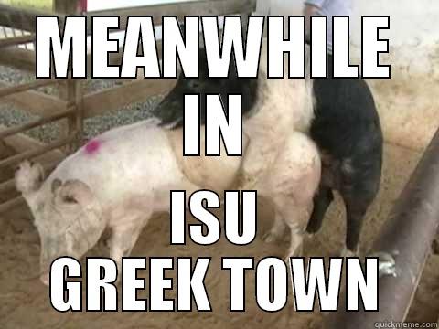 MEANWHILE IN ISU GREEK TOWN Misc