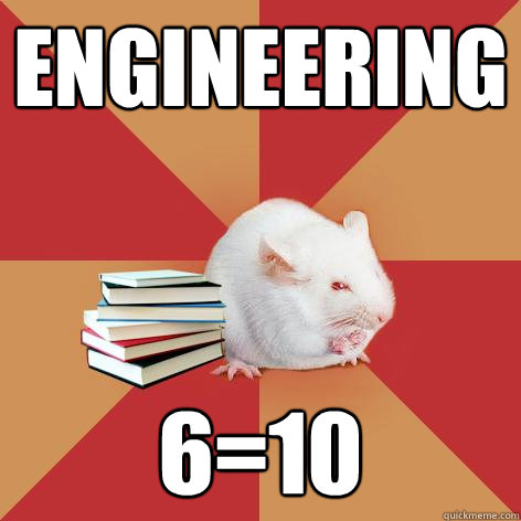 Engineering 6=10 - Engineering 6=10  Science Major Mouse