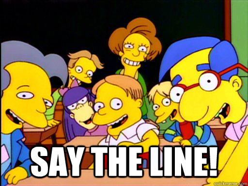  Say the line! -  Say the line!  Misc