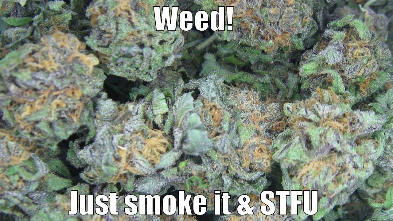 WEED! JUST SMOKE IT & STFU Misc