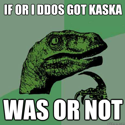 if or i ddos got kaska was or not - if or i ddos got kaska was or not  Philosoraptor