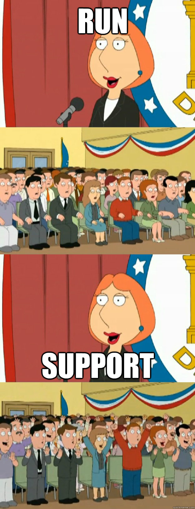 run support - run support  Lois Griffin