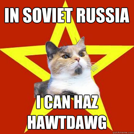 in soviet russia i can haz hawtdawg  Lenin Cat