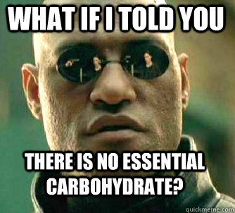 what if i told you there is no essential carbohydrate? - what if i told you there is no essential carbohydrate?  Matrix Morpheus