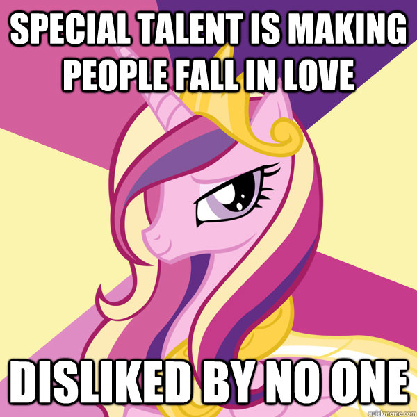 special talent is making people fall in love disliked by no one  