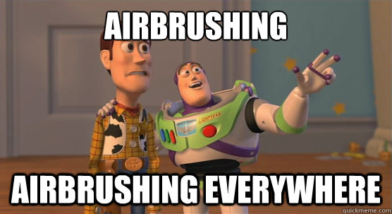 airbrushing airbrushing EVERYWHERE  Toy Story Everywhere