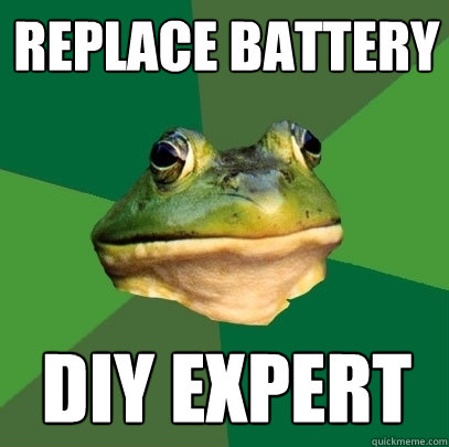 REPLACE BATTERY DIY EXPERT - REPLACE BATTERY DIY EXPERT  Foul Bachelor Frog