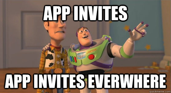 app invites app invites everwhere  Toy Story Everywhere