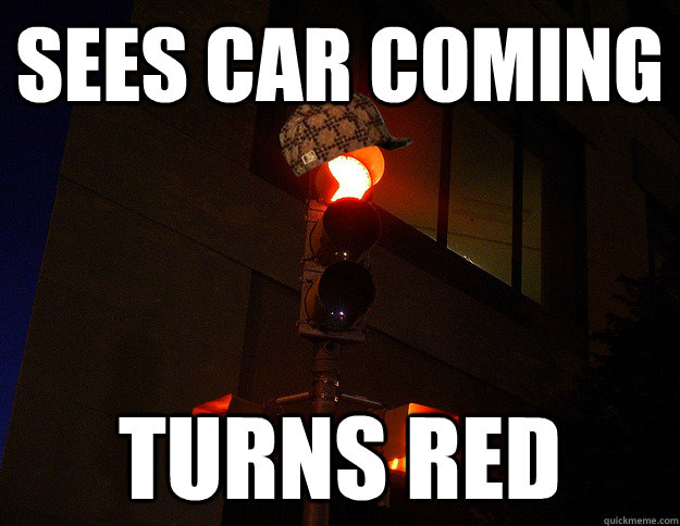 Sees car coming Turns Red - Sees car coming Turns Red  Misc